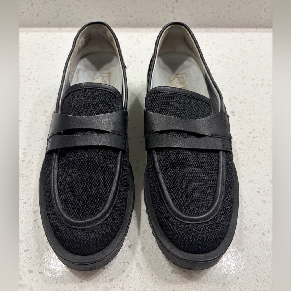 Franco Sarto Black Loafers - women’s size 6